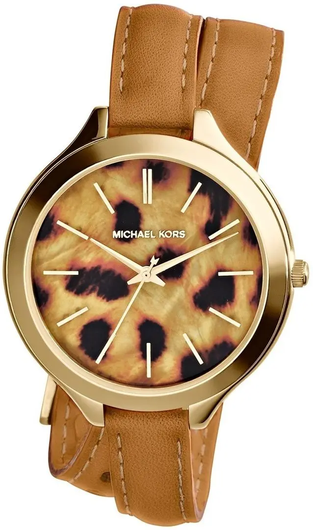 Ceas de mana Michael Kors Slim Runway MK2327 (Brown/Tigrine)
