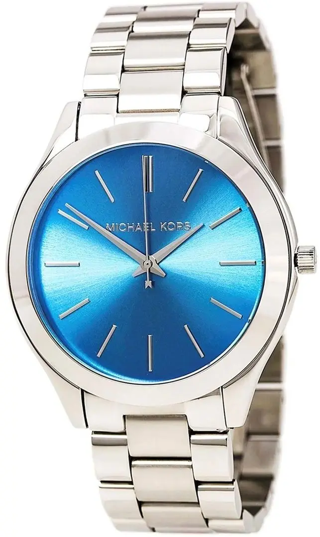 Ceas de mana Michael Kors Slim Runway MK3292 (Silver/Blue) - 2