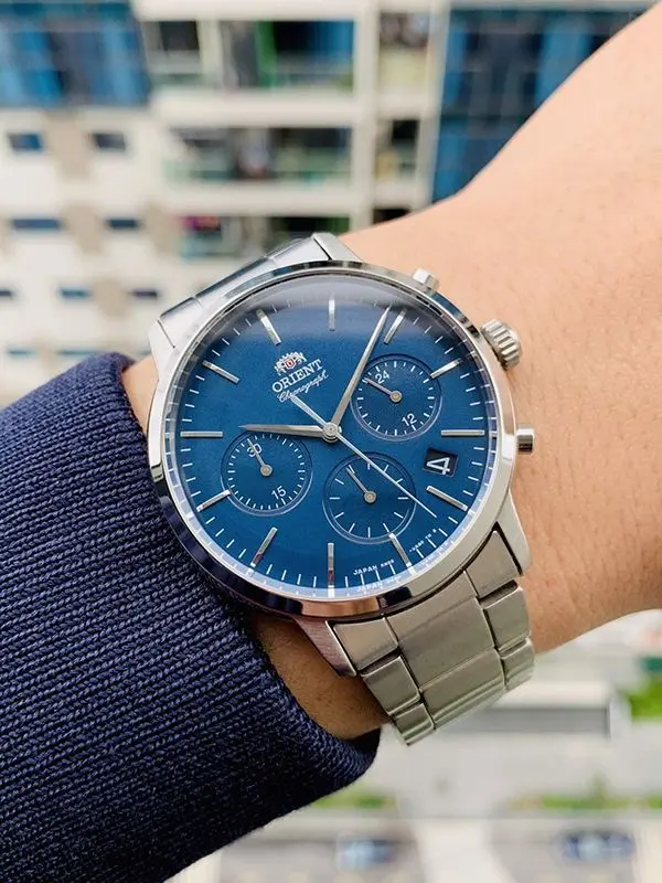 Наручные часы Orient Contemporary RA-KV0301L10B (Silver/Blue) - 3