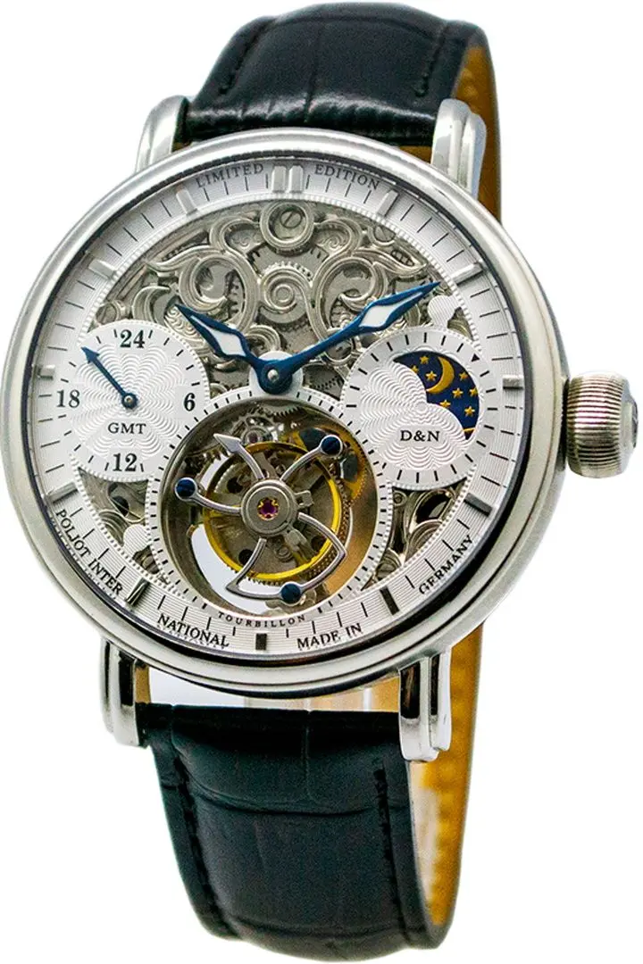 Ceas de mana Poljot International Tourbillon 3360.T04 (Black/Silver)