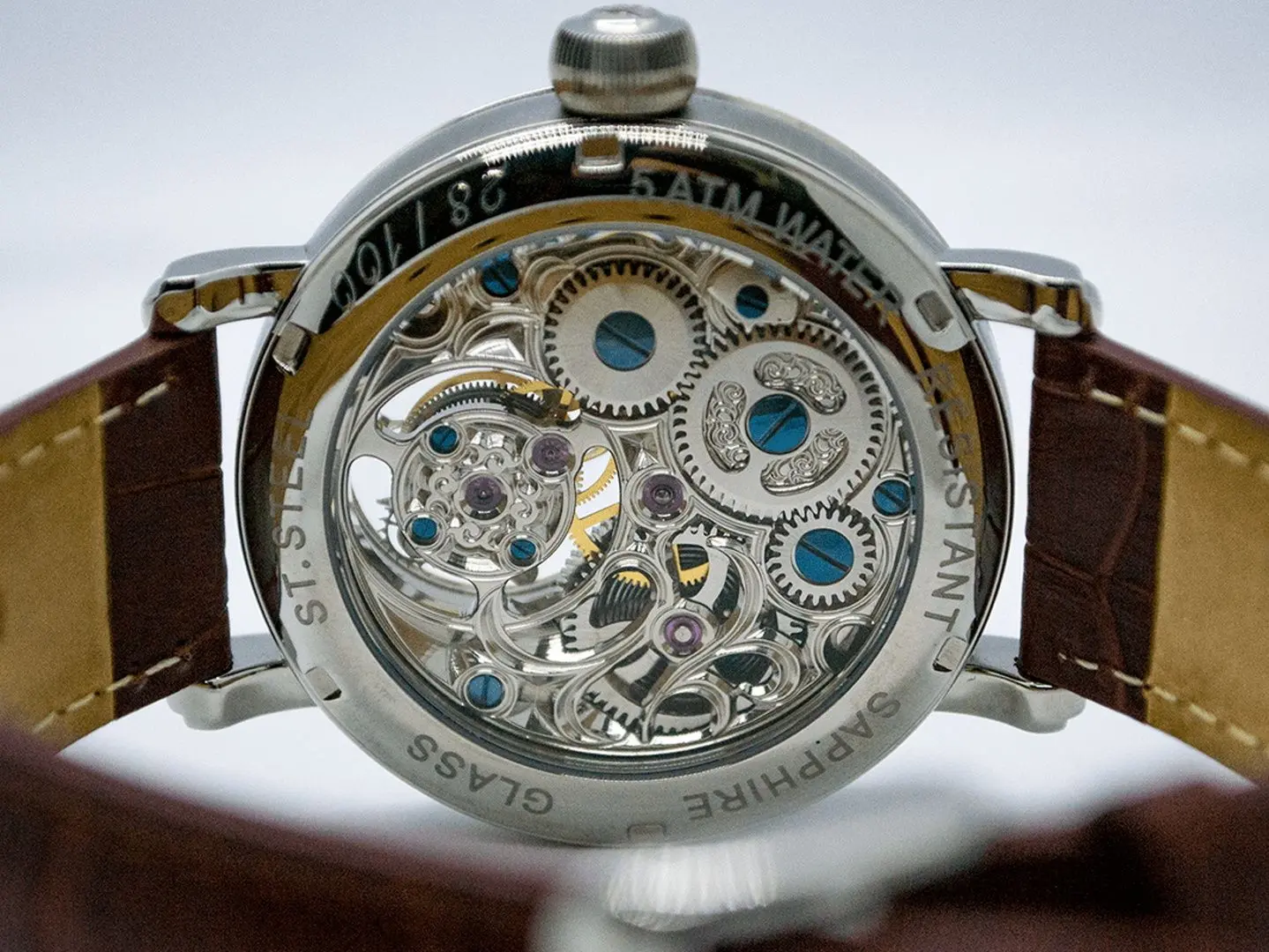 Наручные часы Poljot International Tourbillon 3360.T05 (Brown/Silver)