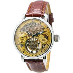 Ceas de mana Poljot International Tourbillon 3360.T05 (Brown/Silver)