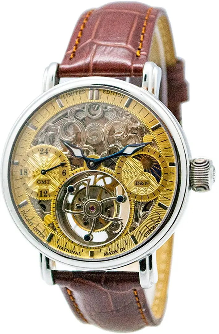 Наручные часы Poljot International Tourbillon 3360.T05 (Brown/Silver)