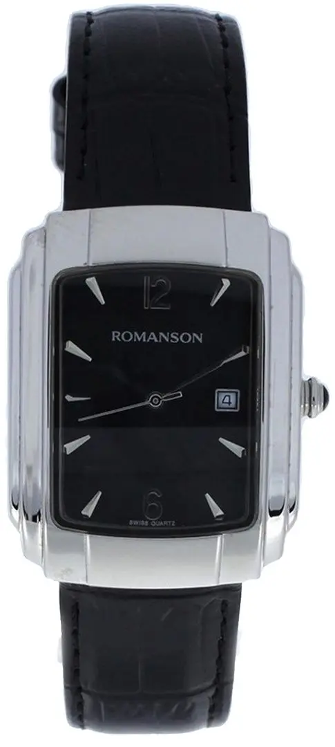 Ceas de mana Romanson Adel TL1157MW WH (Black/Silver)