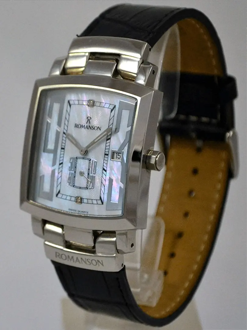 Ceas de mana Romanson Adel TN5165MW WH (Black/Silver)