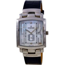 Ceas de mana Romanson Adel TN5165MW WH (Black/Silver)
