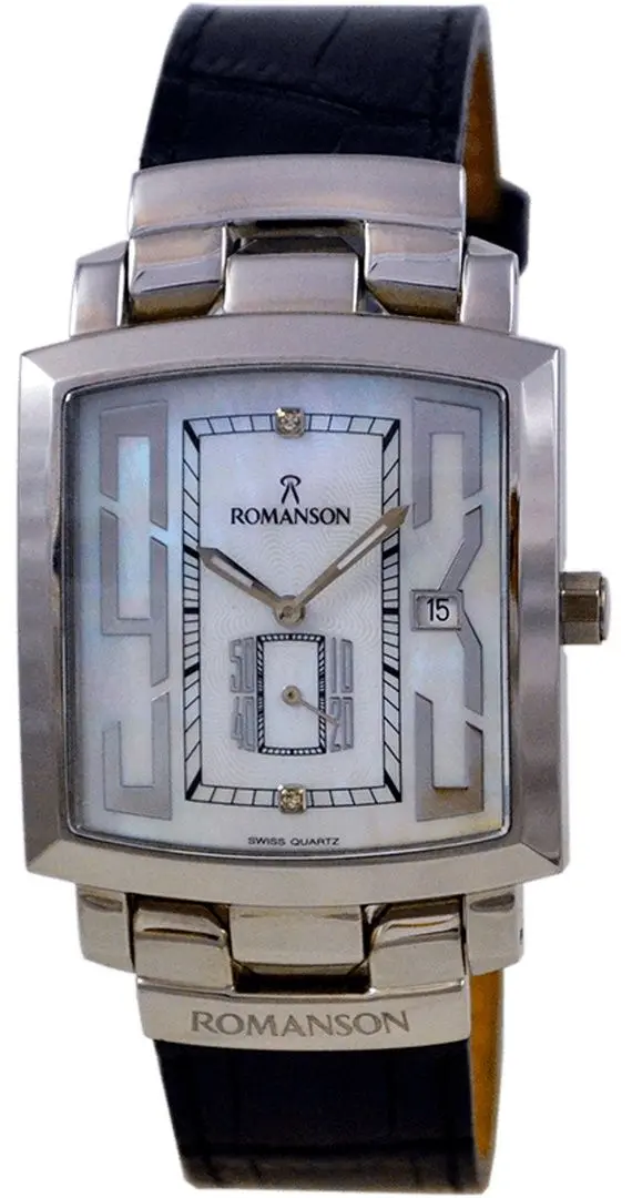 Ceas de mana Romanson Adel TN5165MW WH (Black/Silver)