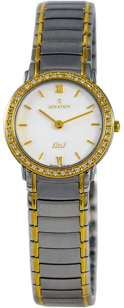 Наручные часы Romanson Eleve EM1138QLC WH (Silver/Gold)