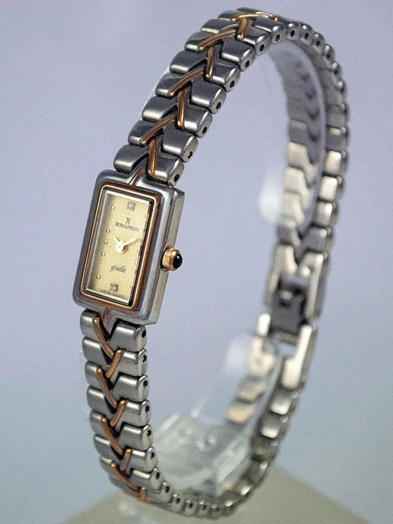 Ceas de mana Romanson Giselle RM0173LJ WH (Rose Gold/Silver)