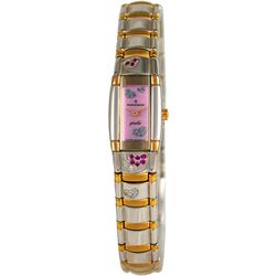 Ceas de mana Romanson Giselle RM4132QLJ WH (Gold/Silver)