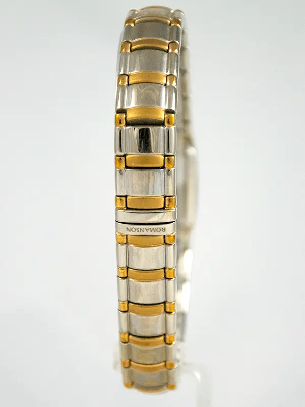 Ceas de mana Romanson Giselle RM4132QLJ WH (Gold/Silver)