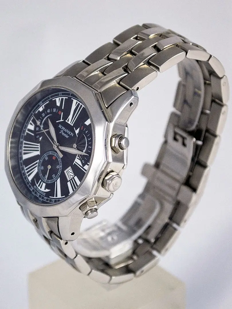 Ceas de mana Romanson Premier PM6153HMW BK (Silver)