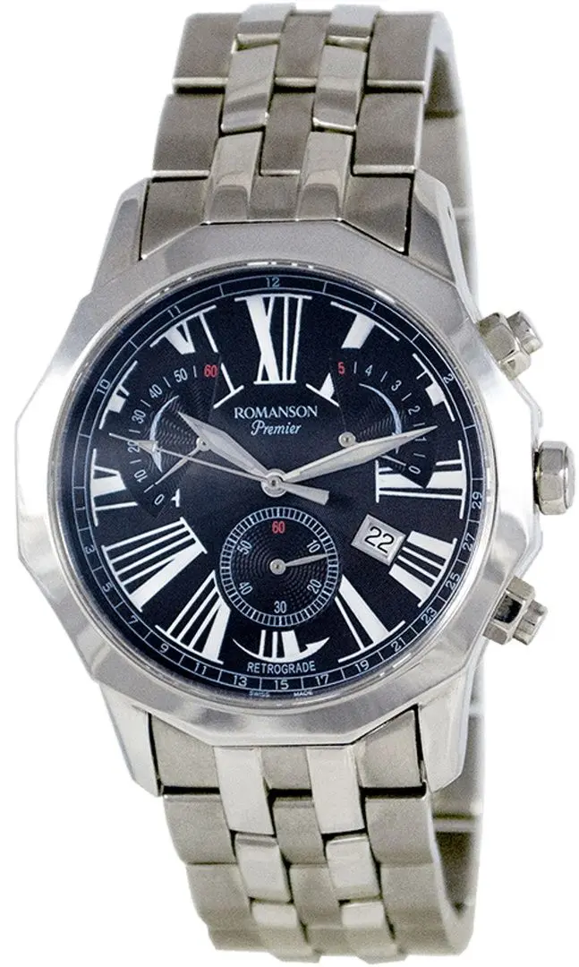 Ceas de mana Romanson Premier PM6153HMW BK (Silver)
