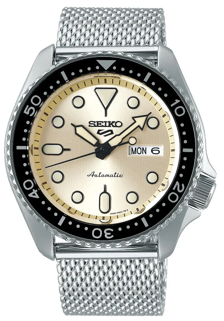 Ceas de mana Seiko 5 Sports SRPE75K1 (Silver/Champagne)