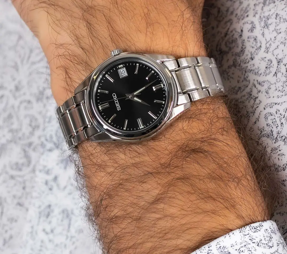 Ceas de mana Seiko CS Dress SUR319P1 (Silver/Black)