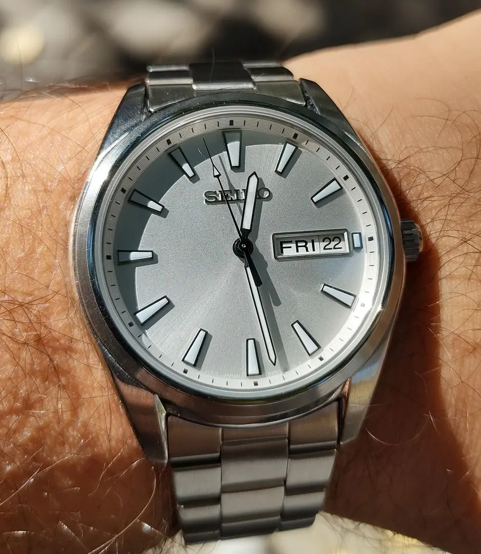 Ceas de mana Seiko CS Dress SUR339P1 (Beige/Silver)