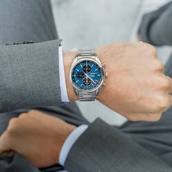 Наручные часы Seiko Macchina Sportiva SSC801P1 (Silver/Blue/Black) Thumb