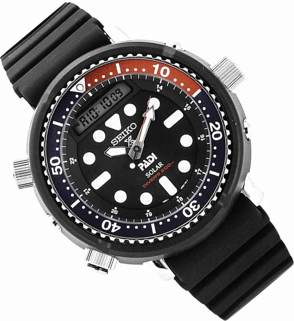 Наручные часы Seiko Prospex Eco Drive SNJ027P1 (Black/Silver)