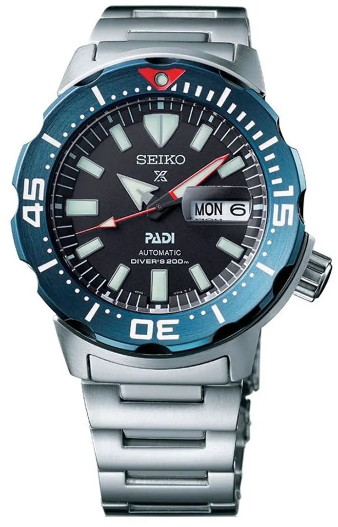 Ceas de mana Seiko Prospex Monster Padi SE SRPE27K1 (Silver/Blue)