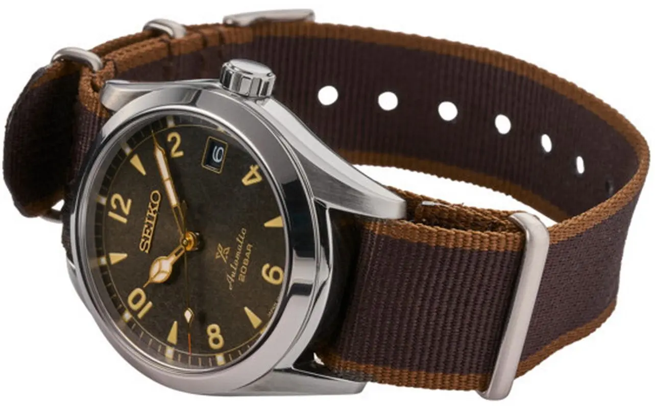Ceas de mana Seiko Prospex SPB211J1 (Brown/Silver)