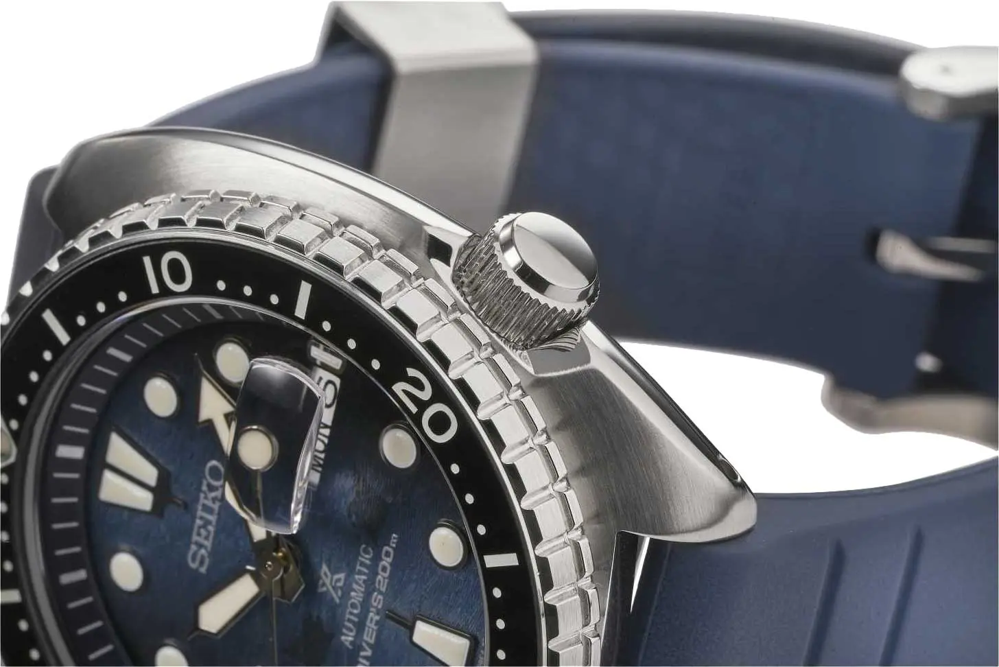 Ceas de mana Seiko Prospex SRPF77K1 (Silver/Blue)