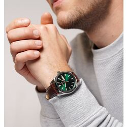 Ceas de mana Seiko SUR449P1 (Green/Brown) Thumb