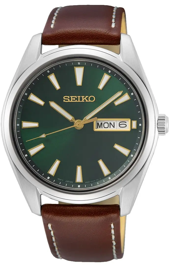 Ceas de mana Seiko SUR449P1 (Green/Brown)