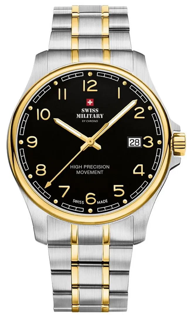 Ceas de mana Swiss Military by Chrono SM30200.19 (Silver/Gold)