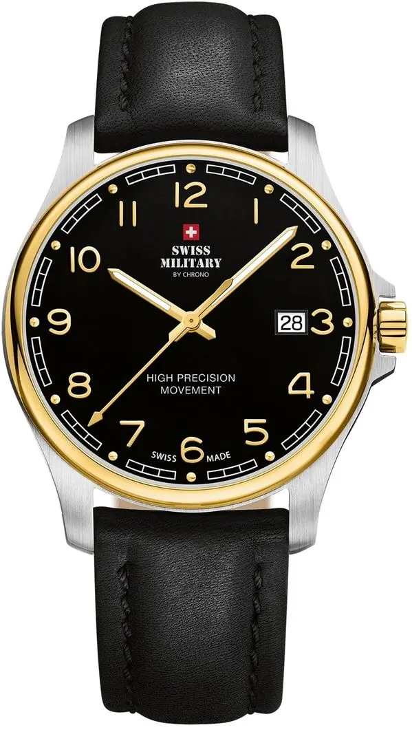 Ceas de mana Swiss Military by Chrono SM30200.27 (Black/Gold)