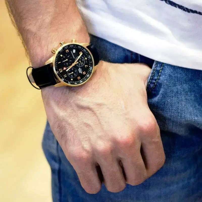 Наручные часы Swiss Military by Chrono SM34012.10 (Gold/Black)