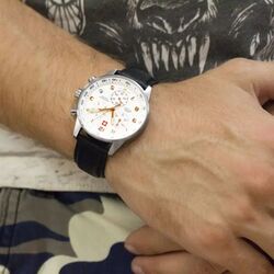 Наручные часы Swiss Military by Chrono SM34012.11 (White/Brown/Silver) Thumb