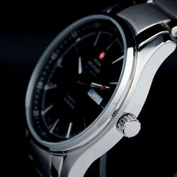 Наручные часы Swiss Military by Chrono SM34027.01 (Silver/Black) Thumb