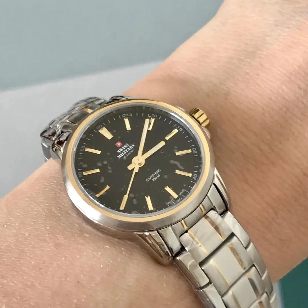 Наручные часы Swiss Military by Chrono SM34040.12 (Black/Gold/Silver)