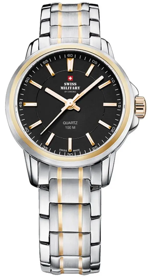 Наручные часы Swiss Military by Chrono SM34040.12 (Black/Gold/Silver)