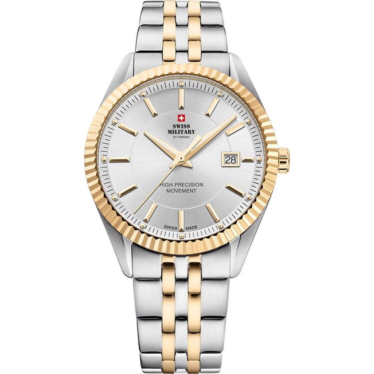 Ceas de mana Swiss Military by Chrono SM34066.05 (Silver/Gold)
