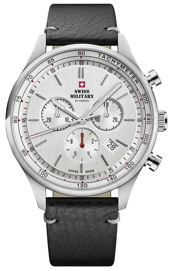 Ceas de mana Swiss Military by Chrono SM34081.07 (Black/Silver)