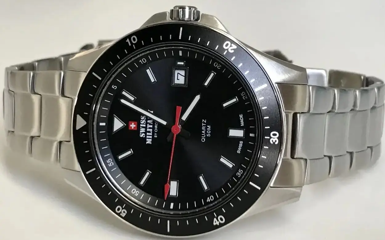 Ceas de mana Swiss Military by Chrono SM34082.01 (Silver/Black)