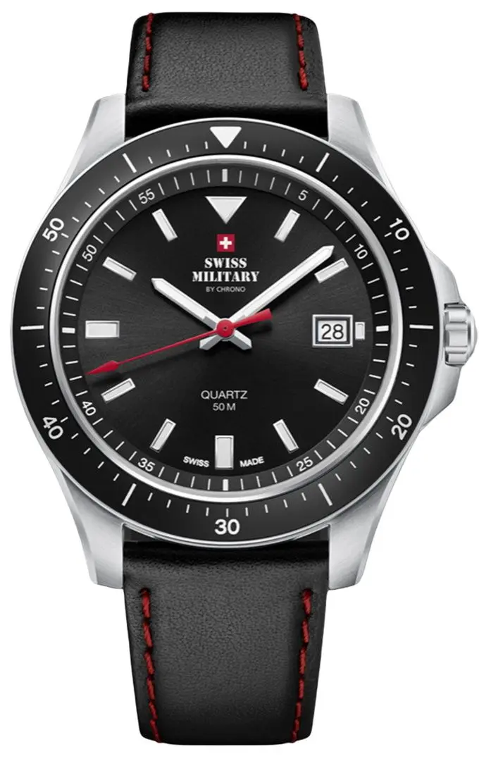 Ceas de mana Swiss Military by Chrono SM34082.04 (Silver/Black)