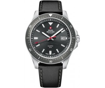 Ceas de mana Swiss Military by Chrono SM34082.06 (Black/Silver)