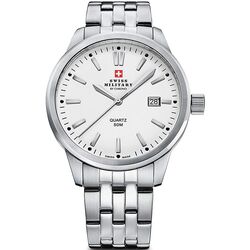 Ceas de mana Swiss Military by Chrono SMP36010.02 (Silver/White)