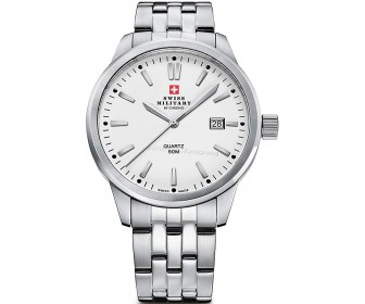 Ceas de mana Swiss Military by Chrono SMP36010.02 (Silver/White)