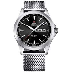 Ceas de mana Swiss Military by Chrono SMP36040.01 (Black/Silver)
