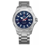 Ceas de mana Swiss Military by Chrono SMS34073.02 (Silver/Blue)