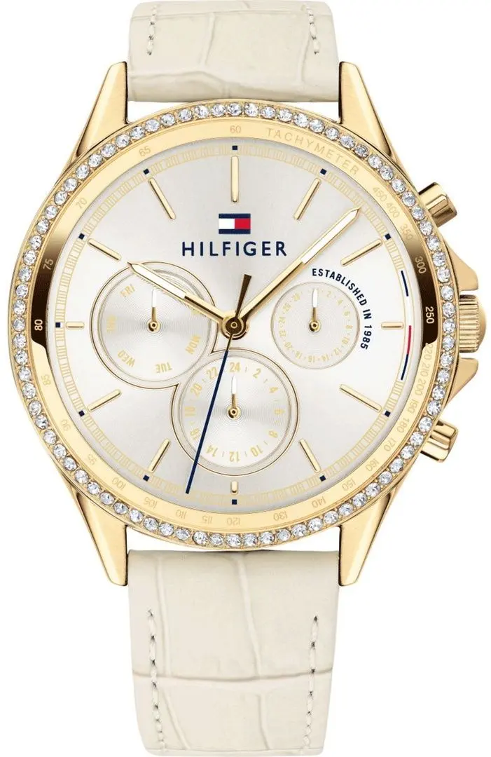 Ceas de mana Tommy Hilfiger Ari 1781982 (Beige/Gold)