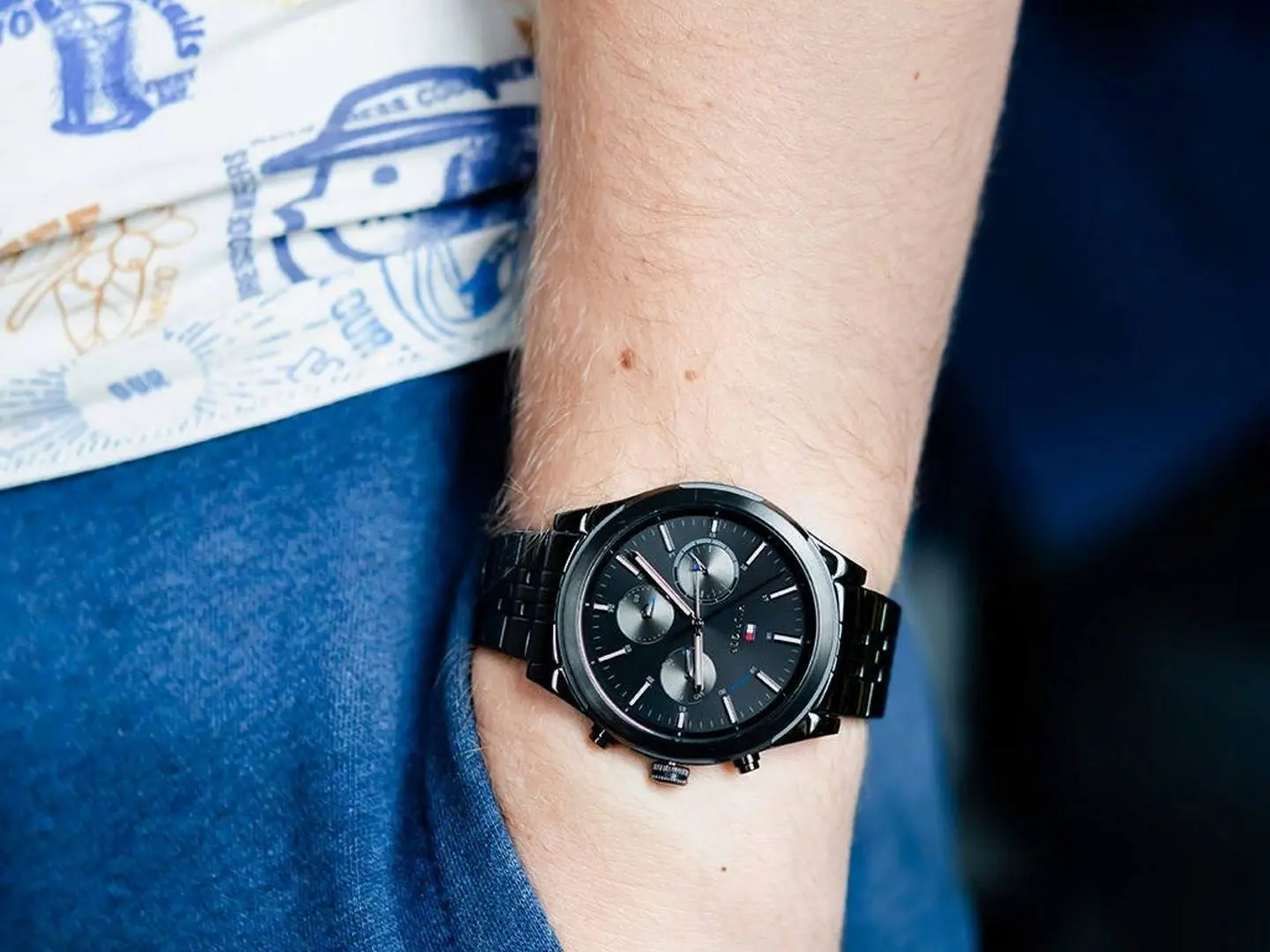 Ceas de mana Tommy Hilfiger Ashton 1791738 (Black) - 4