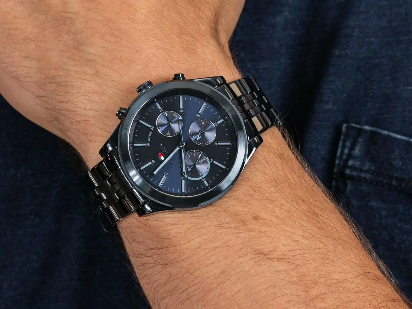 Ceas de mana Tommy Hilfiger Ashton 1791739 (Blue) - 5