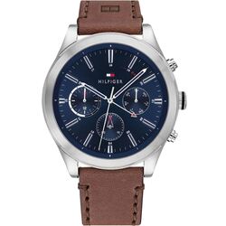 Ceas de mana Tommy Hilfiger Ashton 1791741 (Dark Brown/Silver)