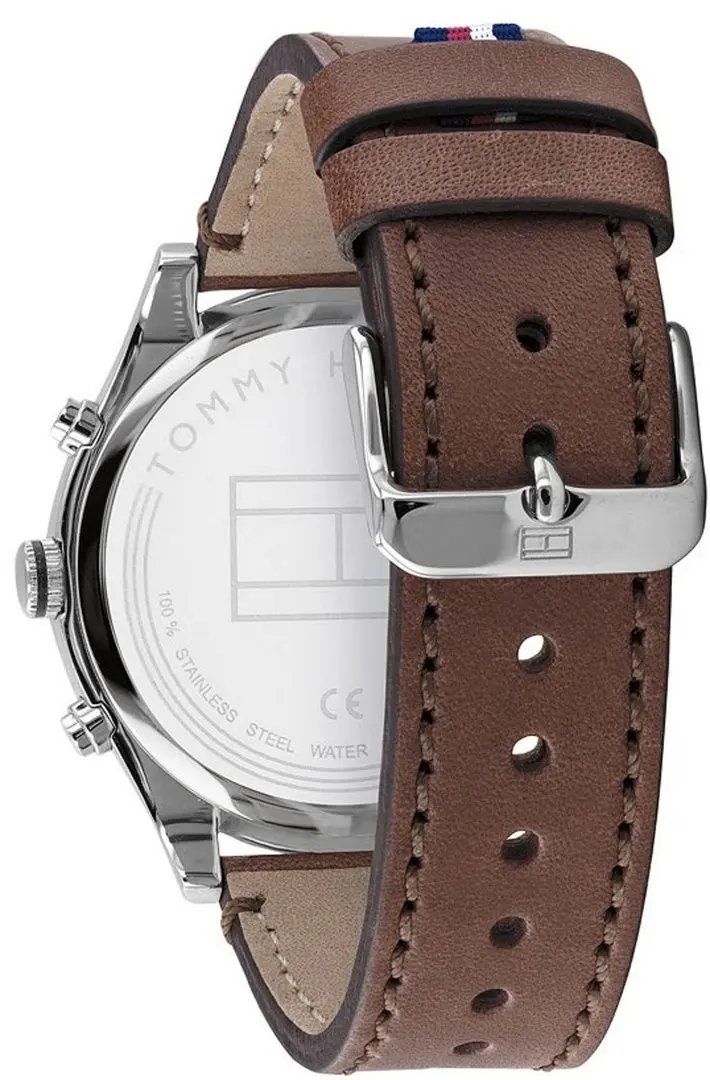 Ceas de mana Tommy Hilfiger Ashton 1791741 (Dark Brown/Silver) - 4
