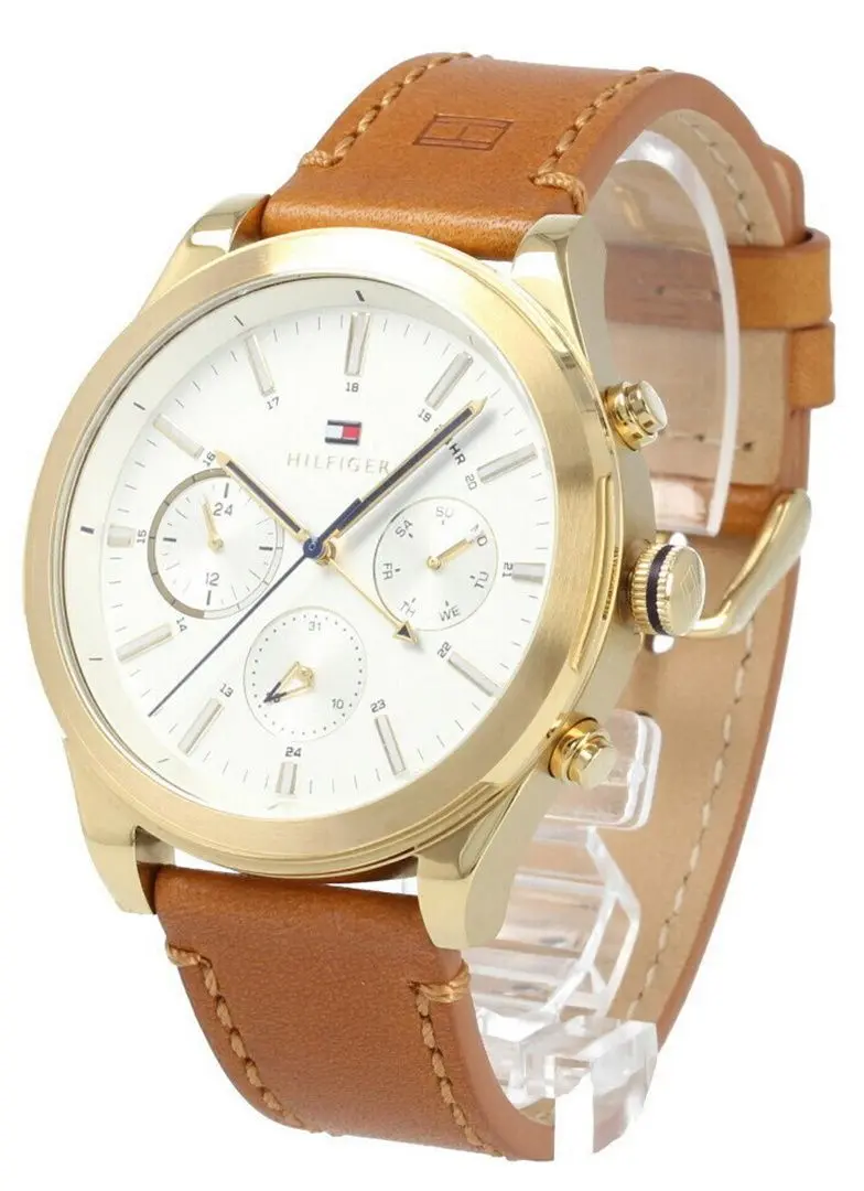 Ceas de mana Tommy Hilfiger Ashton 1791742 (Brown/Gold) - 2
