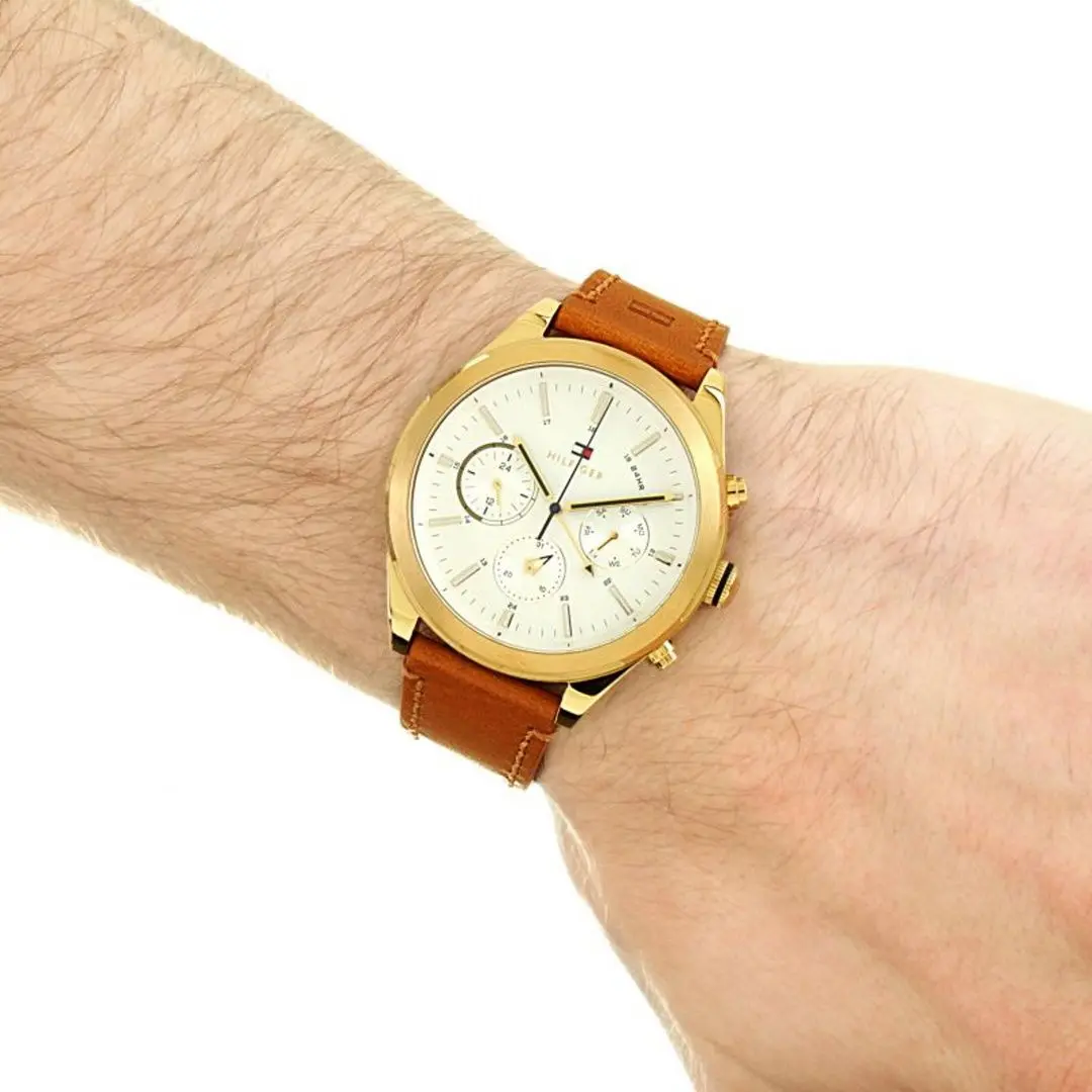 Ceas de mana Tommy Hilfiger Ashton 1791742 (Brown/Gold) - 4